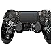 Manette sans fil pour PS-4, Play 4 Wireless Pro Remote Controller Rechargeable 600mAh avec prise EXT et prise audio Compatible avec PS4 / Pro / Slim - Noir