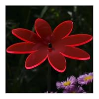 Plexiglas Sonnenfänger Kleeblatt – 14 Cm, Neonfarben Transparent, Mit 100 Cm Fiberglasstab (Neongrün)