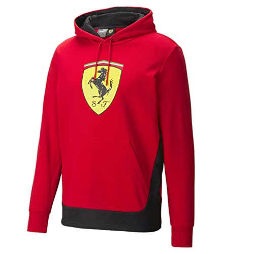 PUMA Hoodie Scuderia Ferrari L vêtement sport rouge Rosso Corsa original
