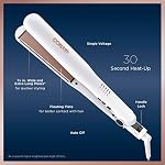 Conair Double Ceramic Flat Iron, 1 1/4-inch Hair Straightener - Image 4