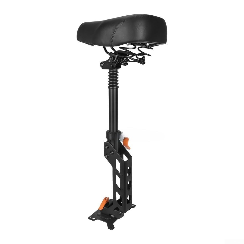 Siège pliant avec grand coussin pour scooter électrique Kukirin G2 Pro, selle résistante à l'abrasion avec rangement facile, noir