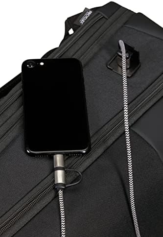 Samsonite Stackd Biz - plecak na laptopa z możliwością rozszerzenia 17,3", 47 cm, 22/30 l, czarny, czarny (czarny), plecaki