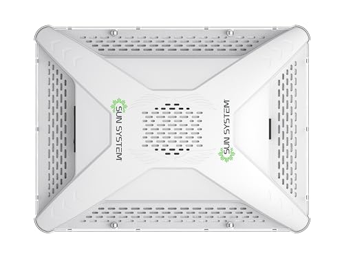 Sun System P4000 HelioGrow LED Grow Light for Indoor Plants - 400 Watt, High Efficiency Full Spectrum Dimmable Diodes, Daisy Chain up to 512 Units, 2 Year Warranty, Mounting Hardware Included