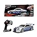 Jada 99701 Toys Fast & Furious Brian's Nissan Skyline GT-R (BN34) Drift Power Slide RC Radio Remote Control Toy Race Car with Extra Tires, 1:10 Scale, Silver/Blue