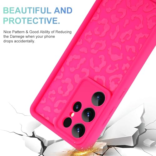 Image of Compatible with Samsung Galaxy S25 Ultra Case, Hot Pink