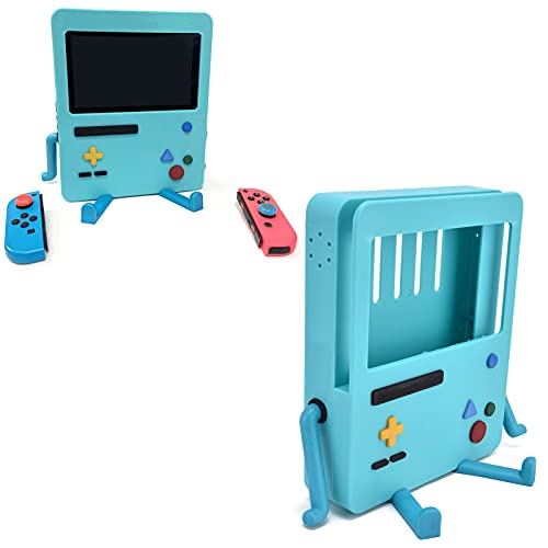 GLOGLOW Suporte de console de jogos, suporte de tela de consoles de jogos de desenho animado portáti