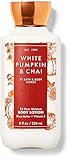 Bath and Body Works Full Size Body Care New Fall 2020 Scent - White Pumpkin & Chai - 24 Hour Moisture Body Lotion - 8 fl oz