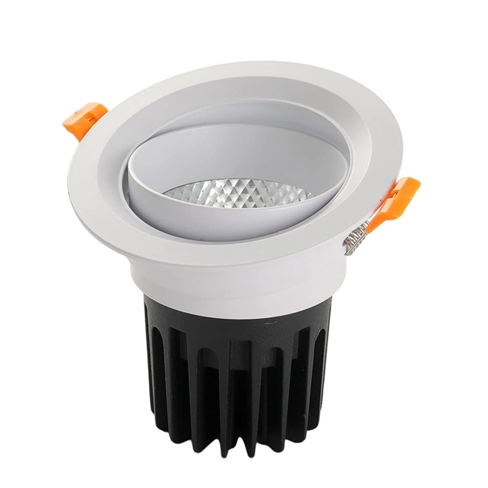 OZZKI Recessed COB LED Recessed Downlight 24 Degree Beam Angle CRI90 High Color