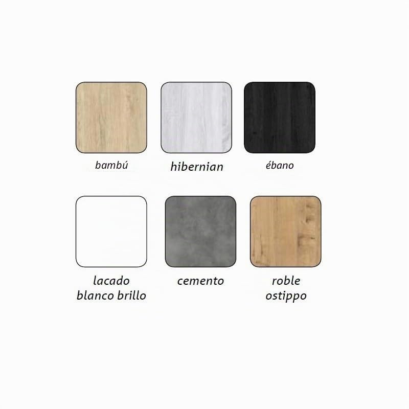 Aquore Mueble de Baño Suspendido Mallorca con Lavabo Cerámico, 2 Puertas (Lacado Blanco Brillo, Ancho 100 cm)