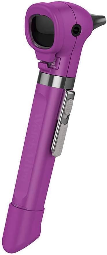 WEL Allyn 22870-PUR Pocket LED Fiber-Optic OTO with AA Battery Handle (Battries Not Included)
