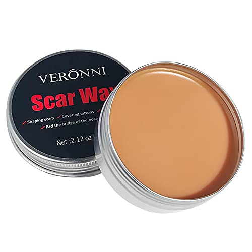 CargoTi Capa para cicatrizes de cera maleável para pele corporal fácil de moldar, adequada para fest