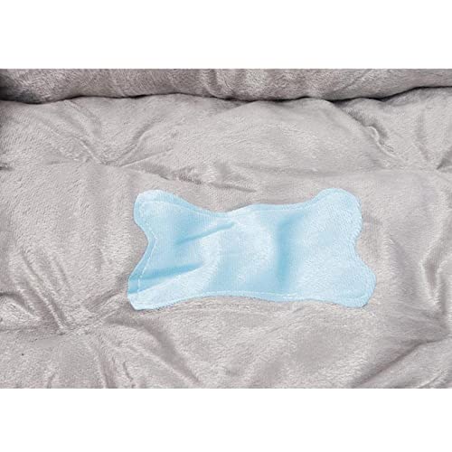 Homozy Cat And Dog Beds, Rectangle Washable Pet Bed With Breathable Cotton For Cats, Sleeping Bed Cushion Mat Blanket, Blue 43X30Cm #TOP1
