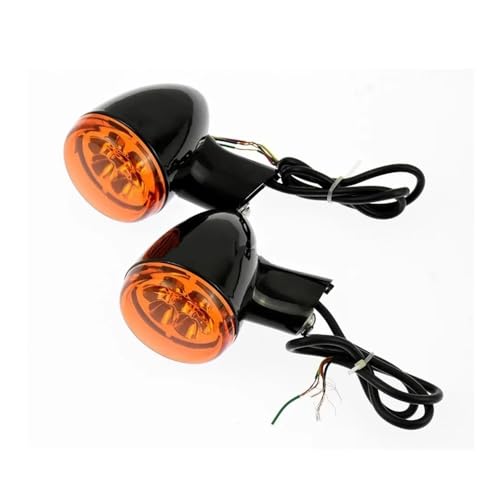 Luces señales de giro con soportes metálicos antivibración para motos Sportster XL 883 y 1200 4