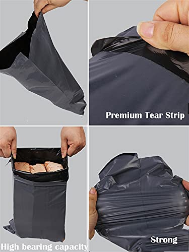 Egqlq 100Pcs Poly Mailers Envelope Shipping Bags Premium Self Sealed Mailing Bags With Self Adhesive Strip Waterproof And Tear-Proof Postal Bags, Gray (Size : 20X35Cm(67.8X13.7Inch)) #TOP2