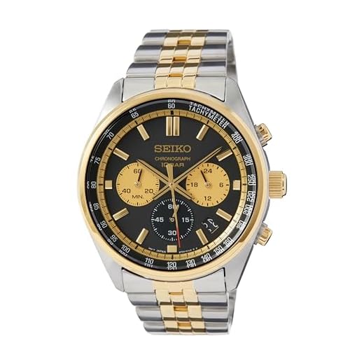 Seiko Reloj Analógico para Hombre de Cuarzo con Correa en Acero Inoxidable SSB430P1