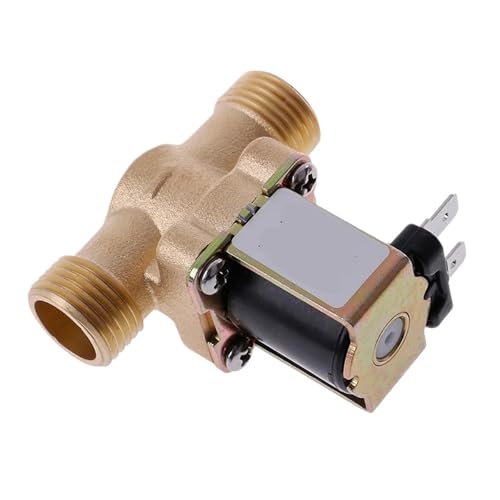 Électrovanne laiton G1/2 durable DC 12V pour circuits solaires