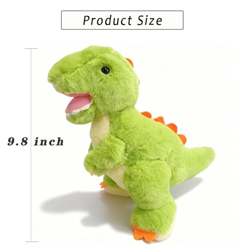 XieKules Cute Dinosaur Stuffed Animals,9.8 Inch Tyrannosaurus Plush Toys,Dino Plushies,Nice Birthday Gifts for Kids Boys Girls - Image 4
