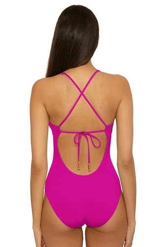 BECCA Women's Color Code One Piece Swimsuit, Adjustable, Bathing Suits3