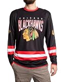 NHL Men's Game Day Long Sleeve Performance Loose Fit Rash Guard (Chicago Blackhawks, X-Large)
