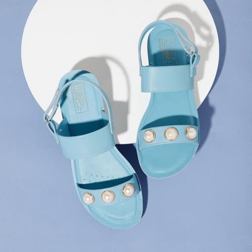 Image of BELLA Women Fashion Platform with Back Strap Black Sandal | Durable | Stylish | Comfortable | Slip Resistant | Lightweight and Breathable