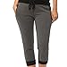 [E312C-HC-M] Coco-Limon Women Capri Joggers, French Terry, Cropped Sweatpant