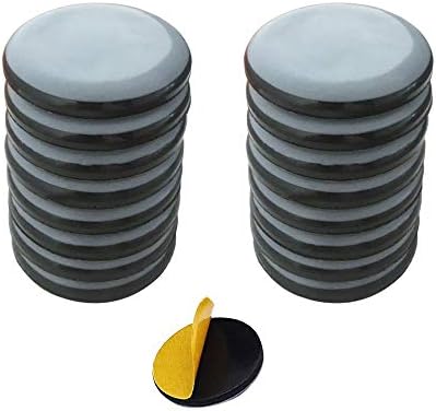 Furniture Sliders 40mm, Moving Pads Silicon Furniture Sliders for Sofa Carpet Heavy Items Easy Move, 16 Pack Self Adhesive Round Furniture Movers Sliders, Sofa Sliders Furniture Glides for Carpets