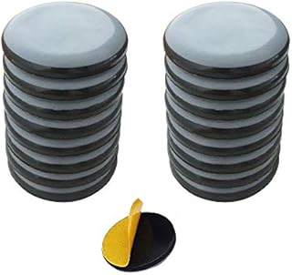 Furniture Sliders 40mm, Moving Pads Silicon Furniture Sliders for Sofa Carpet Heavy Items Easy Move, 16 Pack Self Adhesive Round Furniture Movers Sliders, Sofa Sliders Furniture Glides for Carpets