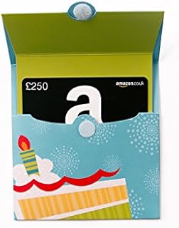 Amazon.co.uk Gift Card for Custom Amount in a Birthday Reveal - FREE One-Day Delivery