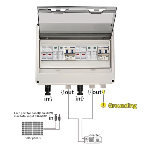 Coffret de combinaison solaire DC 600 V de qualité supérieure - 4