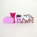 Nail Art Stamper & Scraper Set Tools Super Soft Squishy Silicon Stamper and Plastic Scraper
