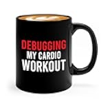 Computer Engineer Coffee Mug 11oz Black - Debugging Workout - Computer Engineer Geek Engineering Programmer Tech Gifts For Him Software Engineer