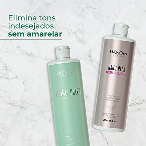 HANOVA Kit Tonner Green + Máscara Nanoplex (1 Tonner Green 500mL + 1 Máscara Nanoplex 500g)