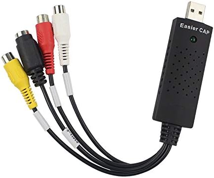 Miniatura 4 de Cables Drive Free USB 2.0 Easy Cap Video TV DVD VHS DVR Adaptador de captura de tapa más fácil Dispositivo USB de captura de video para Windows 1087