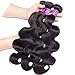 Star Show 9A Brazilian Hair Body Wave Bundles with Frontal Closure 13x4 Ear To Ear Lace Frontal Closure with Bundles Natural Color 18 20 22 with 16 Inch Frontal Closure