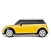 RASTAR Mini Cooper Model, 1:24 RC Cars Toy Mini Cooper Remote Control Car RC Mini Cooper Car Toy for Kids, Yellow