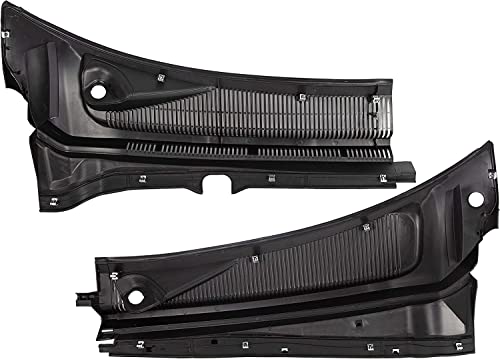 HECASA Windshield Wiper Cowl Panel Grille Set Compatible with 2011-2016 Ford Super Duty F250 F350 F450 F550 Driver and Passenger Side Black by HECASA - Image 9