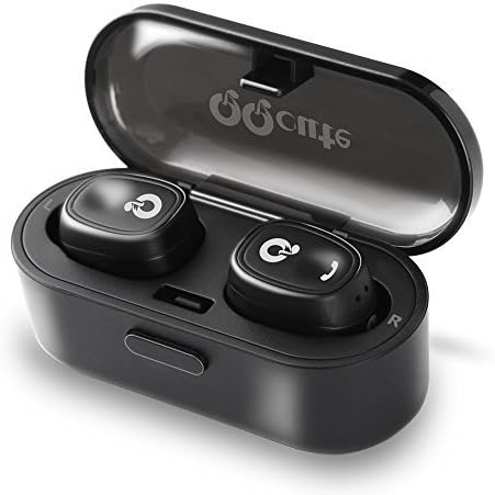 Best True Wireless Bluetooth Earbuds Sweatproof Stereo Sport Headsets Hight Quality Headphone Premium Sound with Charging Case Secure Fit - Easy to Pair Apple iPhone, Samsung and Other Phone