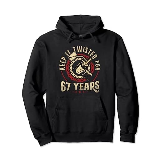 67 Years And Still On 2 Wheels Loving It 67 Cumpleaños Sudadera con Capucha