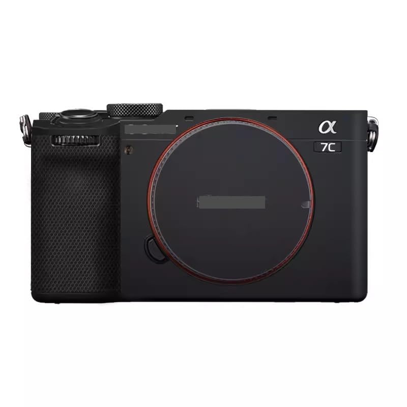 Camera Skin Wrap A7C2 Anti-Scratch Sticker Coat Vinly Protective Film Body Protector Decals Cover for Sony A7CR A7C II (Matte Black)