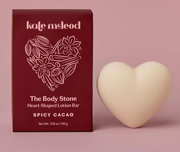 Kate McLeod Spicy Cacao Deep Moisturizing Lotion Bar, 3.5 Oz - Limited Edition for Valentines Day