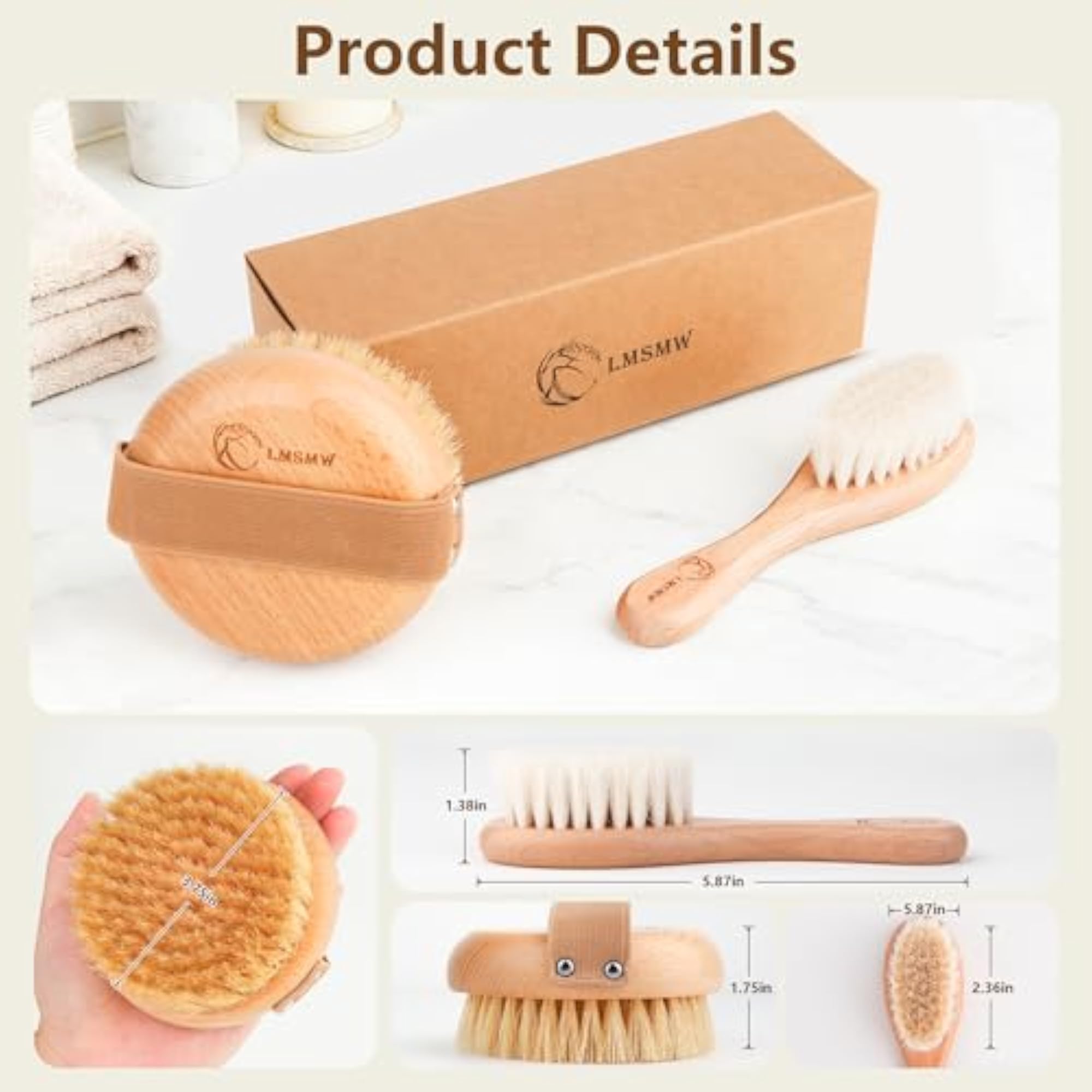 Dry Brushing Set for Face & Body