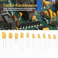Aeloa 10 Werte Kondensator 16V 1 uf - 100 uF Tantal-Kondensatoren mit Sortierte Kit Box (100 PC/Box) – Ansicht 2