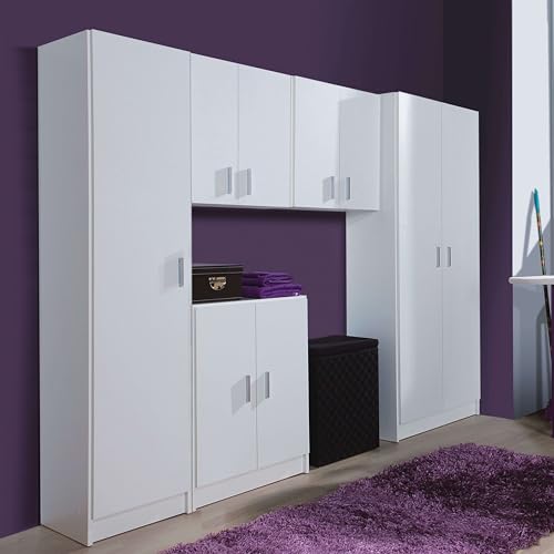 Miniatura 8 de Habitdesign 005148o - Armario Multiusos Para Colgar, Color Blanco, Medidas: 59 Cm Largo X 60 Cm Alto X 26,5 Cm Fondo