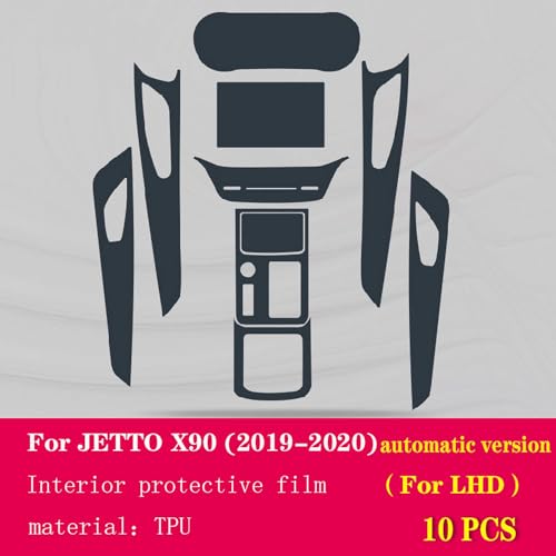 Protection console de navigation Jetour X90 contre l'usure - 2