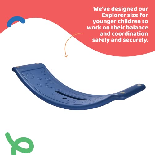 Dazmers Balance Board - Wobbler Board For Kids - Toy For Balancing - Balance Board Toddler Wood - Rocker Wood Curvy Board - Balance Trainer Board For Kids, Learning Toys For Children #TOP1