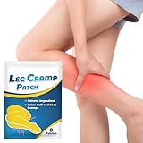 Patches zur Linderung von Beinkrämpfen, beruhigende und beruhigende Linderung von Beinkrämpfen – Calf Leg Foot Cramp Patches selbstklebend zur Beruhigung und Beruhigung