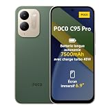 POCO C95 Pro, Smartphone 6+128 Go, Vert...