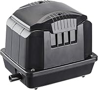 Pontec PondoAir Set 3600 – Komplettes Teichbelüfter Set für Teiche bis 32.000 l – Leise Sauerstoffpumpe für Teich - Membranpumpe mit 2 Ausströmern, 2 x 5 m Schlauch, Ersatzmembranen – Schwarz – Ansicht 1