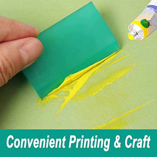 Qoupln 15 Pack Mini Squeegees Screen Stencil Printing Squeegee Silk Printing Squeegees Rubber Screen Printing Squeegees Chalk Paste Transfer Squeegees For Transfer Chalk Paint Stencil Ink #TOP5