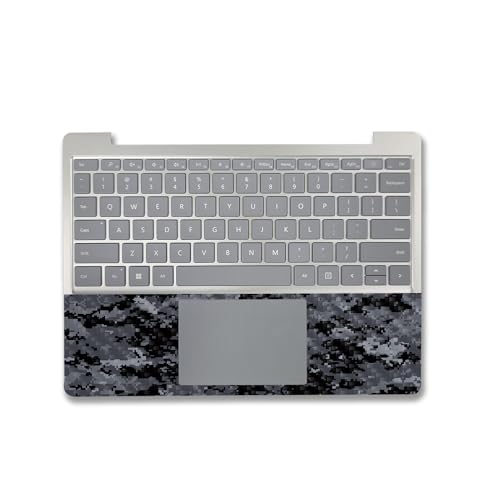 Image of MightySkins Carbon Fiber Skin Compatible with Microsoft Surface Laptop Go 3 (2023) Full Wrap Kit - Digital Camo | Protective, Durable Textured Carbon Fiber Finish | Made in The USA